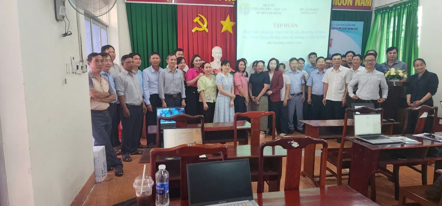 Tập huấn sử dụng phần mềm eCDS-MMS cho các phòng khám tư nhân tại Đồng Nai