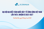 THÔNG CÁO BÁO CHÍ VỀ TỔ CHỨC ĐẠI HỘI ĐẠI BIỂU TOÀN QUỐC HỘI Y TẾ CÔNG CỘNG VIỆT NAM LẦN THỨ V, NHIỆM KÌ 2022-2027
