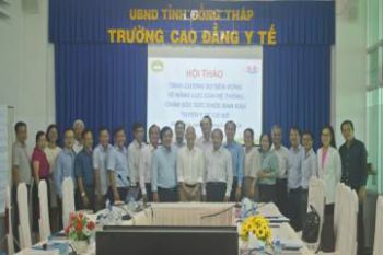 Hội thảo “Tăng cường sự bền vững về năng lực của hệ thống chăm sóc sức khỏe ban đầu tuyến y tế cơ sở”