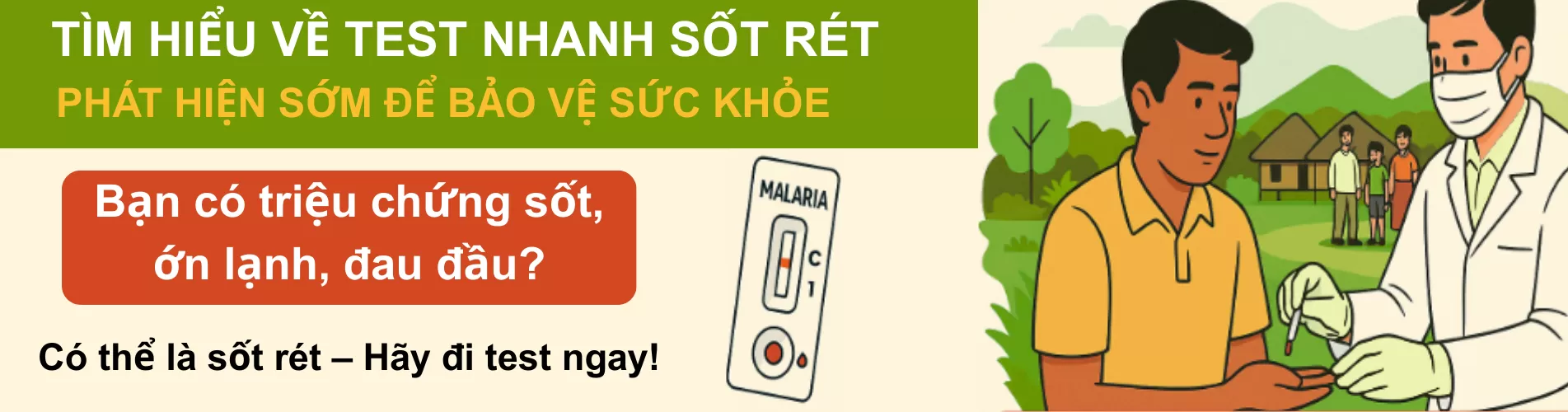Tìm hiểu về test nhanh sốt rét